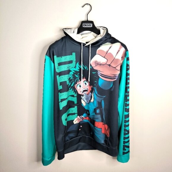 My Hero Academia Hoodie Toga Himiko Midoriya Izuku Cosplay Pullover Unisex L/XL - Picture 1 of 9